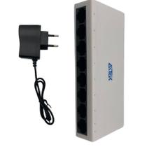 Hub Switch Rj45 Internet 8 Portas 10/100 Mbps + Fonte 0.2 A