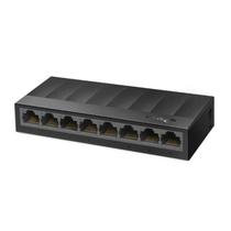 Hub Switch Tp Link 8 Portas 10 100 1000Mbps Preto Tl Ls1008G