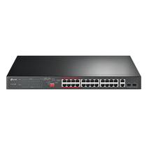 Hub Switch TP-Link TL-SL1226P 24 Portas Gigabit POE+2SFP 1000Mbps - Cinza