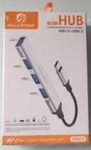 Hub Tipo C 4 Portas Usb (1 Porta USB 3.0 + 3 Portas USB 2.0)