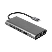 Hub Tipo C 4K 30Hz Adaptador USB C Para HDMI 11 Em 1 Estação De Docagem USB 3.1 Para MacBook pro Air Hub Tipo C 4K 30Hz Adaptador USB C Para HDMI 11 Em 1 Estação De Docagem USB 3.1 Para MacBook pro Air