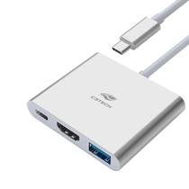 Hub Type-C C3Tech, HU-D10SI, Saída Usb 3.0, Type-C, Hdmi