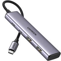Hub Ugreen 4 Em 1 Usbc Adaptador Expansão Conexão Rápida Usb