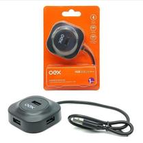 Hub Usb 2.0 4 Portas HB101 Preto - Oex