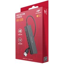 Hub USB 2.0 4 Portas HU-230BK C3 TECH Hub USB 2.0 4 Portas HU-230BK C3 TECH