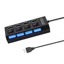 Hub USB 2.0 4 Portas Para PC e Notebook 480Mbps