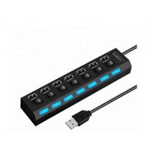 Hub Usb 2.0 7 Portas Pen Drive Teclado 480mbps Hd