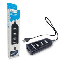 Hub USB 2.0 Alta Velocidade 480Mbps 1m Cabo Multi Portas Extensor para PC e Notebook