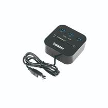 Hub USB 2.0 com Leitor de Cartão MST-008 TOMATE