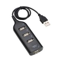 Hub USB 2.0 De Alta Velocidade Com 4 Portas E Cabo, Mini Divisor USB Para PC, Laptop, Notebook,