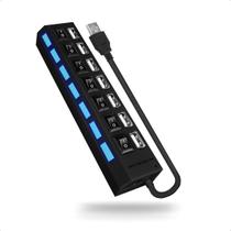 Hub USB 2 0 Extensor 7 Porta com Alta Velocidade de Transferência