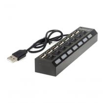 Hub Usb 2.0 Extensor Usb 7 Portas Switch On/Off Led Indicador 480Mbps Hub Usb 2.0 Extensor Usb 7 Portas Switch On/Off Led Indicador 480Mbps
