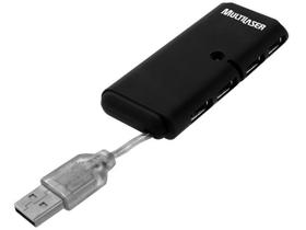 Hub USB 2.0 Slim 4 Portas - Multilaser AC064 Hub USB 2.0 Slim 4 Portas - Multilaser AC064