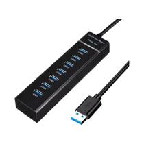 Hub USB 3.0 2.0 Com Divisor De Cabo E Alimentação Para Laptop, Notebook, Teclado, Mouse, Ventilador,