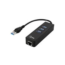 Hub Usb 3.0 3 Portas Rj 45 Preto - Vila Brasil