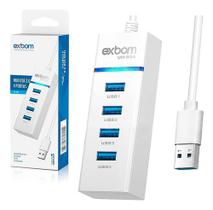 Hub USB 3.0 4 Portas BrancoMEER Hub USB 3.0 4 Portas BrancoMEER