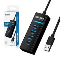 Hub Usb 3.0 4 Portas Com Led 5Gb/S Uh-30A - EXBOM Hub Usb 3.0 4 Portas Com Led 5Gb/S Uh-30A - EXBOM