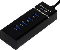 Hub Usb 3.0 4 Portas Com Led Suporta Até 5 Gbps High Speed