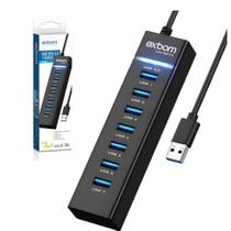 Hub Usb 3.0 7 Portas Com Led Uh307a Exbom Cor Preto Adicionar aos favoritos R 27 , 90