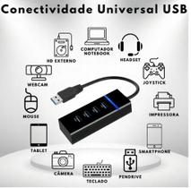 Hub Usb 3.0 Adaptador Extensor Com 4 Portas Exbom Uh30 Alta Velocidade Slim Compatível 2.0 E Com notebook, Pc, Computador Hub Usb 3.0 Adaptador Extensor Com 4 Portas Exbom Uh30 Alta Velocidade Slim Compatível 2.0 E Com notebook, Pc, Computador