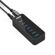 Hub USB 3.0 Anker 7 Portas com Adaptador de Alimentação 36W