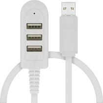 Hub USB 3.0 com 3 Portas + Cabo Extensor de 1,2m Hub USB 3.0 com 3 Portas + Cabo Extensor de 1,2m