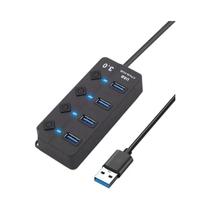 Hub USB 3.0 com 4/7 Portas - Indicador LED e Interruptor Independente