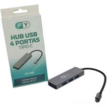 Hub Usb 3.0 Com 4 Portas Super Velocidade FY-735 Hub Usb 3.0 Com 4 Portas Super Velocidade FY-735