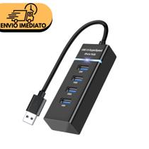 Hub USB 3.0 de 4 Portas Conexão Ultra Rápida 5Gbps - Enviamos no mesmo dia