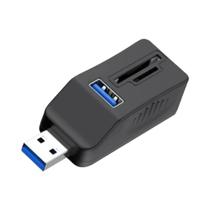 Hub USB 3.0 De 5 Portas Com Leitor De Cartão SD TF Para Laptop PC Câmera Pen Drive HDD Câmera