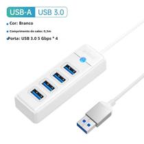 Hub Usb 3.0 De Alta Velocidade De 4 Portas Multi Tipo C Splitter Adaptador Otg Para Pc Macbook Pro