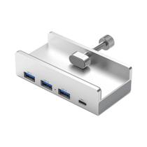 Hub USB 3.0 De Liga De Alumínio 5Gbps Com Slot Para Cartão TF Para Laptop E Desktop, Divisor