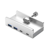Hub USB 3.0 De Liga De Alumínio 5Gbps Com Slot Para Cartão TF Para Laptop E Desktop Divisor