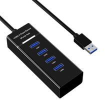 Hub Usb 3.0 Expansão 4 Portas 5.0gb/s Super Speed Com Led Indicador Hub Usb 3.0 Expansão 4 Portas 5.0gb/s Super Speed Com Led Indicador