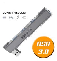 Hub Usb 3.0 Extensor Adaptador 4 Portas Usb Hrebos Hub Usb 3.0 Extensor Adaptador 4 Portas Usb Hrebos