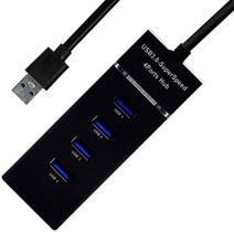 Hub USB 3.0 Slim 4 Portas com LED - Premium Ultra Rápido 5Gbps - MBTech