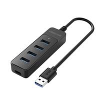 Hub USB 3.0 Tipo C De Alta Velocidade Com 4 Portas, Divisor USB 2.0 E Adaptador De Energia Para Uso
