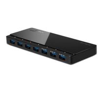 HUB USB 3.0 TP Link UH700, com 7 Portas Velocidade 5 Gbps, Fonte Externa 12V 2.5A 3 Portas 1.5A, Chipset VIA VL812 HUB USB 3.0 TP Link UH700, com 7 Portas Velocidade 5 Gbps, Fonte Externa 12V 2.5A 3 Portas 1.5A, Chipset VIA VL812