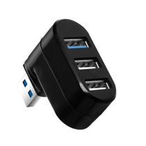 Hub USB 3.0 Wokex Mini 3 portas de transferência de dados de alta velocidade