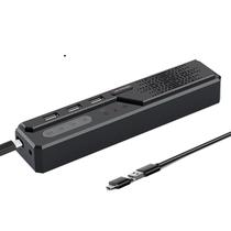 Hub USB 3 em 1 Cykvis com alto-falante e microfone para PC e notebook Hub USB 3 em 1 Cykvis com alto-falante e microfone para PC e notebook