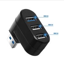 Hub Usb 3 Portas Pc Notebook Portátil Gira 180 Knup Hb-t82 Hub Usb 3 Portas Pc Notebook Portátil Gira 180 Knup Hb-t82