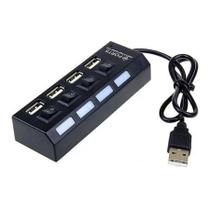 Hub Usb 4 Entradas 2.0 Pendrive Tv Mouse Teclado Adaptador