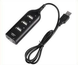 Hub USB 4 Portas 2.0 Carregador Alta Velocidade PC Notebook - Master