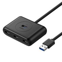 Hub usb 4 portas 3.0 com cabo de 1m preto cr113 ugreen - 20291