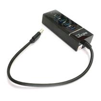 Hub USB 4 Portas 3.0 - Exbom: Conectividade Rápida e Confiável para Seus Dispositivos