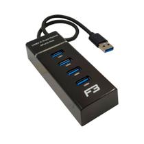 Hub usb 4 portas 3.0 preto jc-hub304 f3 Hub usb 4 portas 3.0 preto jc-hub304 f3