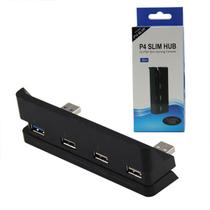Hub USB 4 Portas Compatível Com Playstation 4 PS4 Slim Carregador Adaptador