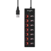 Hub usb 7 portas 2.0 cha - hb003 - bright com come