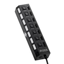 Hub USB 7 Portas 2.0 Premium para Expansão de Conexões Hub USB 7 Portas 2.0 Premium para Expansão de Conexões