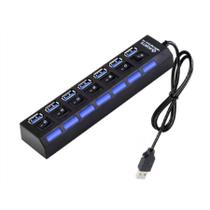Hub Usb 7 Portas 3.0 Pendrive Tv box Mouse Teclado Adaptador Top Hub Usb 7 Portas 3.0 Pendrive Tv box Mouse Teclado Adaptador Top